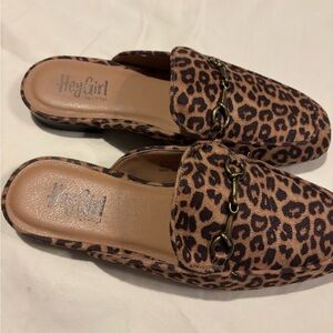 Leopard Print Mules